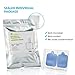 OasisSpace TENS Unit Electrodes Pads,Value Packs Long Lifetime Reusable Individual Package Non-Irritating FDA Approved for TENS unit 7000 (1''2''4'' Combo - 24 PCS)