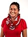 Littlearth NCAA Wisconsin Badgers Sheer Infinity Scarf, Team Color, 70” x 25”