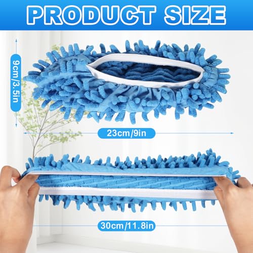 Mop Slippers Shoes, 5 Pairs (10 Pieces) Microfiber Shoe Covers photo 8