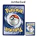 Totem World 5 Oversized Jumbo Pokemon Cards with Totem Inspired Jumbo Poke Ball Binder Collectors Album