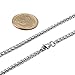Besteel Jewelry 4MM Mens Womens Stainless Steel Wheat Necklace Chain Link 22 Inch
