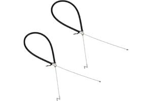 Micro Traders 2pcs Lawn Mower Throttle Control Cable 4137-180-1107 Compatible with Stihl FS85 FS80 FS75 FC85 HT75 HT85 KA85 K