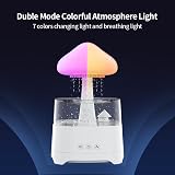 Diffuserlove Cloud Humidifier 450ML Rain Sounds Remote Mushroom Light view 9