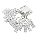 LE 20 LED Photo Clips String Light, Battery Powered, 9.84ft Warm White LED Clips Lights Fairy Twinkle Lights for Wedding Party Christmas Home Decor, Hanging Photos, Memos, Cards and Artwork