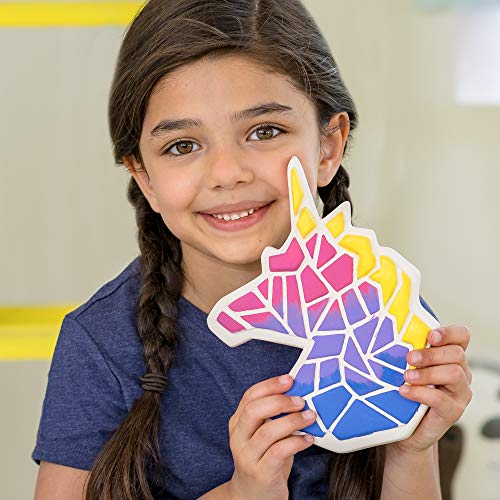 Creative Roots Mosaic Unicorn Stepping Stone, Includes 7Inch Ceramic