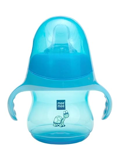 Mee Mee Bite Resistant Soft Spout Sipper Cup (230 ml, Blue)