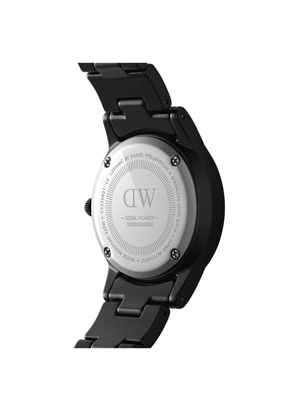 Daniel Wellington Men's Black Iconic Link Ceramic Watch DW00100414