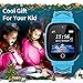 LDB Direct Kids Waterproof Smartwatches,LBS/GPS Tracker SOS Call Voice Chatting Two Way Call Smart Watch Phone with Games Touch Screen for Children 3-12 Girls Boys Christmas Birthday Gift (Blue)