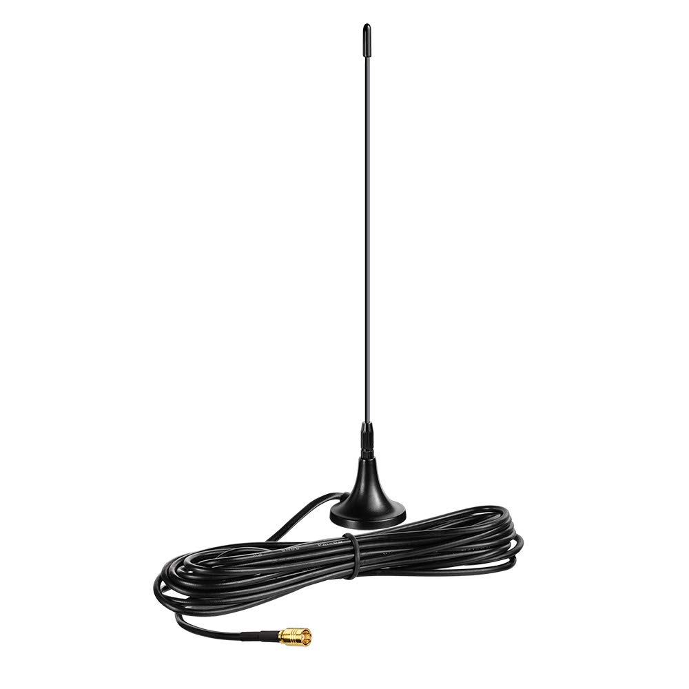 Bingfu DAB Aerial DAB Car Radio Aerial Antenna SMB Adapter with Magnetic Mount 4 Meter/13ft SMB Extension Cable for Radio Pioneer Pure Highway Alpine TechniSat