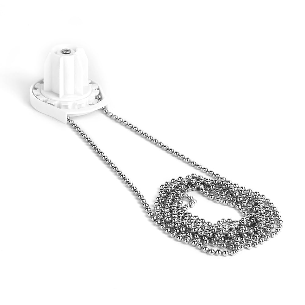 4.5 mm Stainless Steel Bead Chain for Blinds & Shades with 5 Connectors, Fix or Replace for Broken Roller Blind Curtain Chain (#10,3 meters)