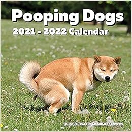 Pooping Dogs 2021-2022 | 18 Month Calendar: Funny Pooches Wall Planner Gag Gift Idea For Dog Lovers White Elephant Party, Santa Secret, Stocking ... Exchange Yankee Swap | Birthday Christmas : Summers, Ellon: Amazon.de: Bücher