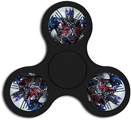 Nicuuu Autobots Fidget Hand Spinner Kill Time Toy With Ultra Speed Deep Groove Bearings Autism Toys Best Boredom Reducer Stress Toy Fidget Toy for Kids &amp; Adults (Black)