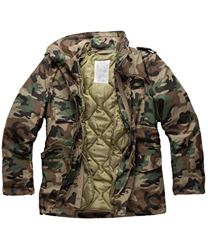 Surplus Raw Vintage M65 Herren Outdoor Feldjacke Parka gefüttert – Bild 4