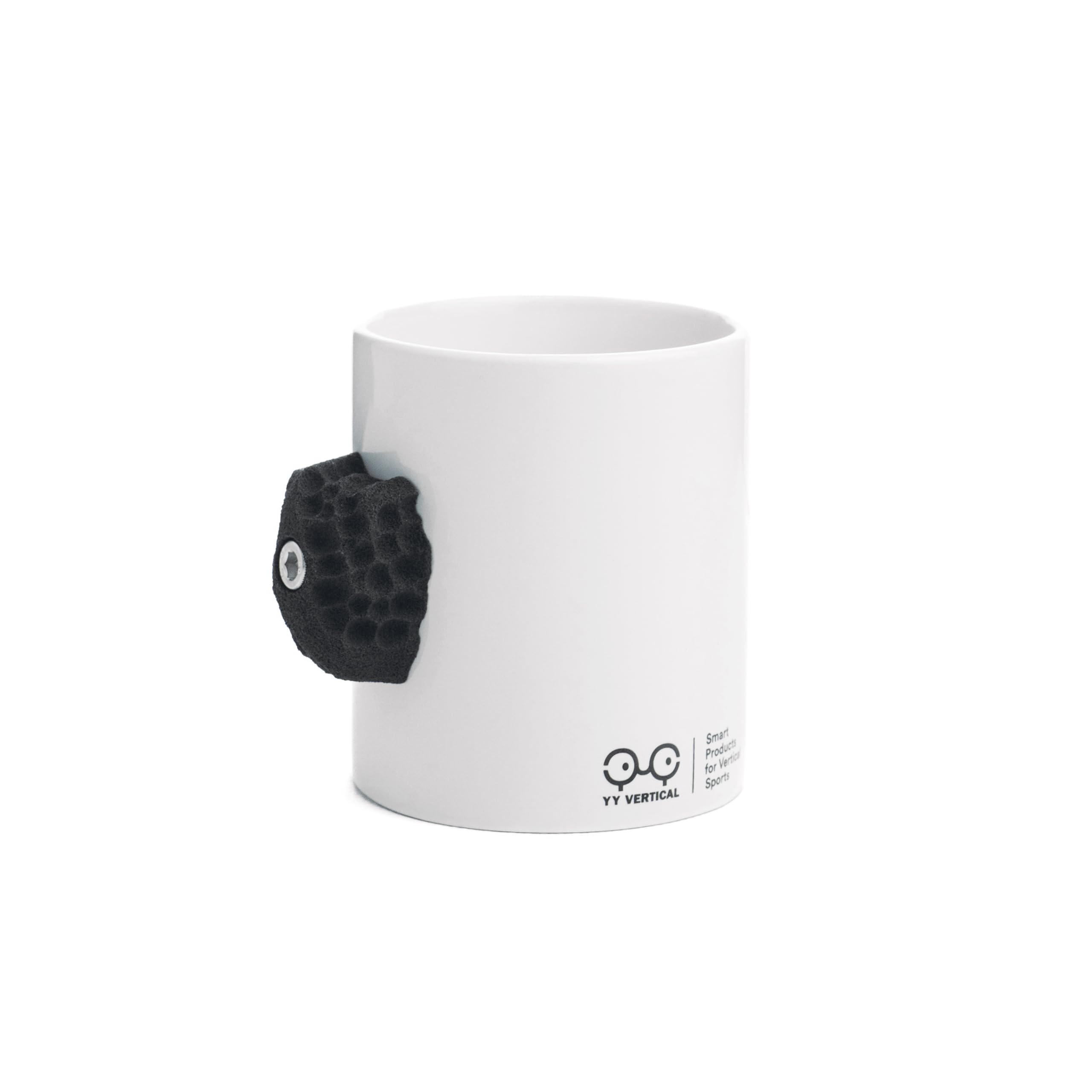 YY Vertical Climbing Mug with Climbing Grip The Climbers Challenge (Black)