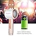 [2018] Wireless Microphone Speaker Upgrade Bluetooth Portable Karaoke with Recording for iPhone Apple Android Smartphone/PC (Rose Gold) by URmates
