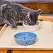 Easyology Premium Pet Food Tray - Dog Food Mat and Cat Food Mat with Non Skid Design - Best Pet Bowl Mat for Containing Spills, 17.5'' x 14’'