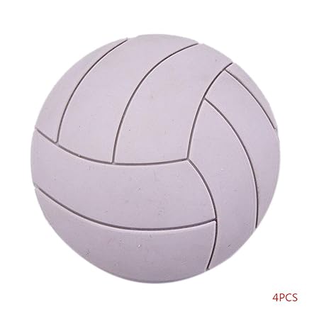 Luckiests 4pcs Wand Crash-Proof Anti-Kollisions Pad beseitigen Lärm Kissentürgriff Stoßschutz-Volleyball-Form