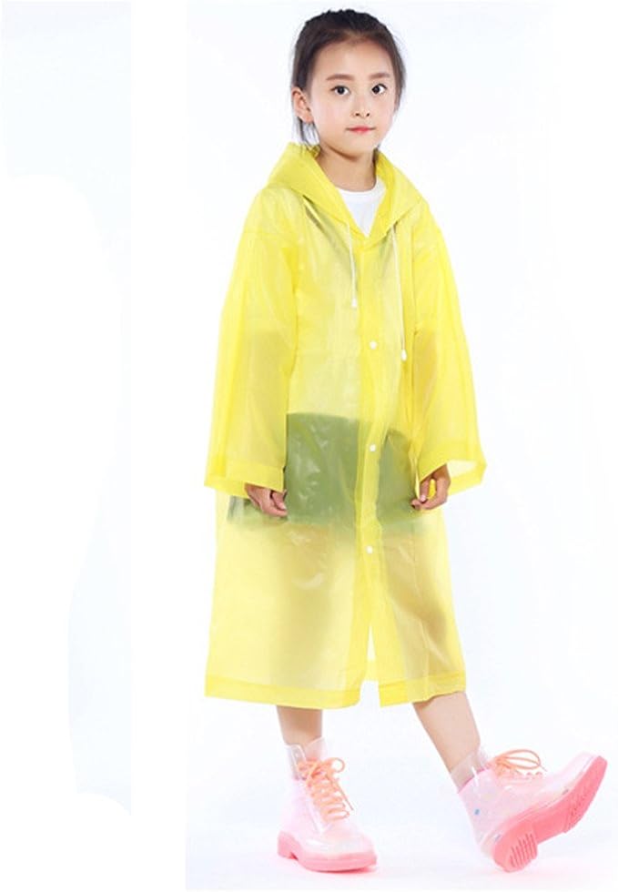 Xiangdan Xiangdanful Kinder Junge Madchen Regenmantel Poncho Leichte Regenjacke Karikatur Leichte Regenbekleidung Regen Slicker Wiederverwendbar Wasserdicht 6 12 Jahre Alt Gelb Regenjacken Mantel Amazon De Bekleidung