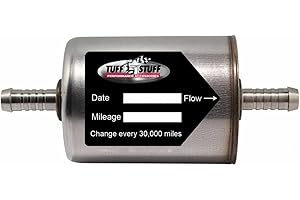 Tuff Stuff Power Steering Filter, In-Line, 3/8 in Hose Barb Inlet, 3/8 in Hose Barb Outlet, Internal Magnet, Universal, Each