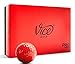 Vice Golf Pro Golf Balls, Red (One Dozen)