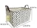 HIYAGON Rectangular Storage Box Basket for Baby, Kids or Pets - Fabric Collapsible Storage Bin for Organizing Toys,Nursery Basket,Clothing,Books, Gift Baskets (geometry)