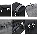 Hipiwe Mens Toiletry Bag Organizer for Travel Water Resistance Cosmetic Bag Hanging Dopp Kit Bag Portable Wash Gym Shaving Grooming Bag Bathroom Hygiene Dopp Kit for Men and Women (Black)