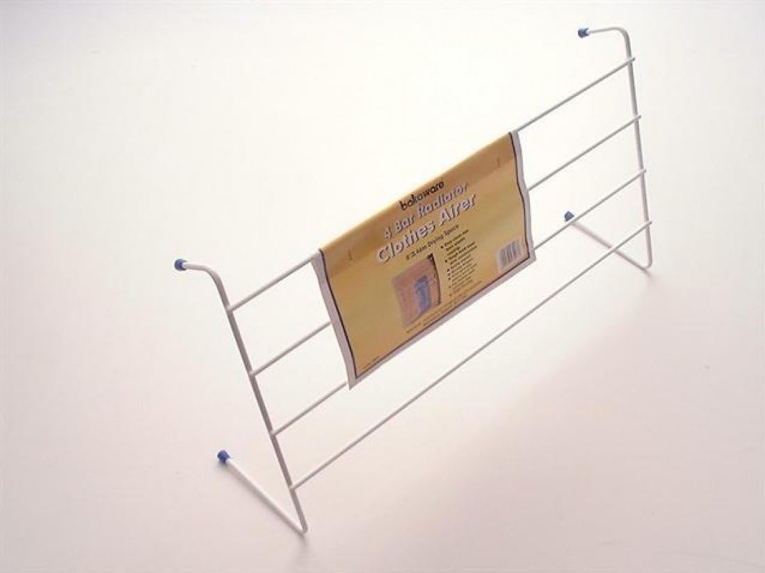 Smart 4 Bar Radiator Clothes Airer 2.4m Drying Space Amazon.co.uk