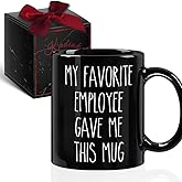 Kadiak My Favorite Employee Gave Me This Mug, Funny Boss Gifts from Employees Coworker Gifts, Fun Mug Gift for Office Boss Coworkers Friends Manager, Boss Birthday Coffee Mug 11Oz
