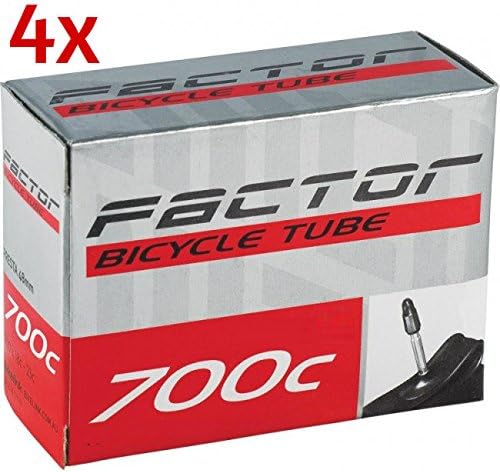 Factor Road Tubes 700 x 18-23c Presta Valve 48mm (Pack of 4)