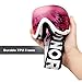 ZIONOR Lagopus Ski Snowboard Goggles UV Protection Anti fog Snow Goggles for Men Women Adult Youth VLT 46% White Frame Clear Rose Lens