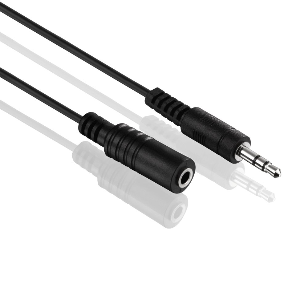 CONECTO cc50490 Jack Cable, Black, 3 m