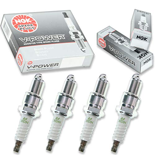 4 pcs NGK V-Power Spark Plugs for 1985-1995 Suzuki Samurai 1.3L L4 - Engine Kit Set Tune Up
