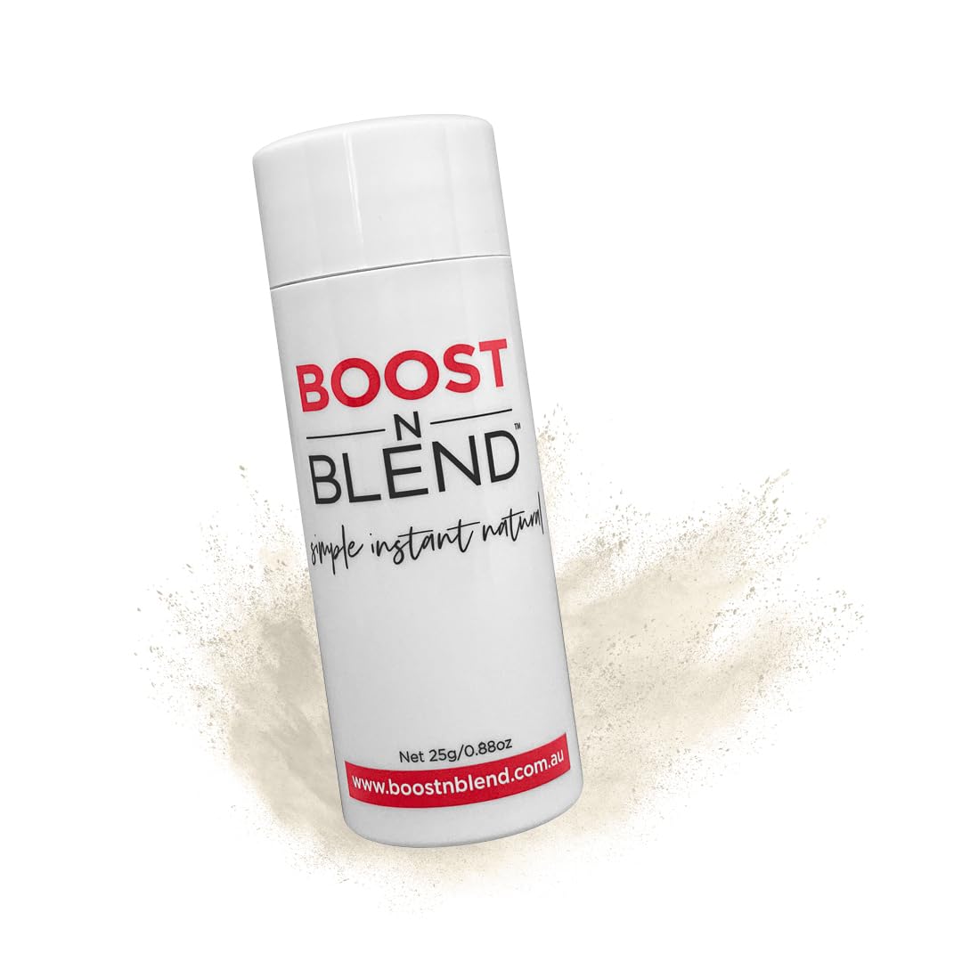 Boost N Blend Scalp Concealer, Female Hair Fibres for Thinning Hair & Visible Scalp - Volumizer for Women (25g/0.88oz) – The Only Female Cotton Fibres — image 1
