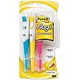 Post-it Flag + Highlighter : Flag Highlighters, Blue/Yellow/Pink, 50 Flags per Pen, 3 Pens per Pack -:- Sold as 2 Packs of - 3 - / - Total of 6 Each