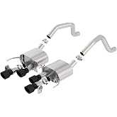 BORLA 11903CB Axle-Back System for 2015-2019 Chevrolet Corvette Z06 (C7) 6.2L V8 Auto./ Man. Trans./ 2017-2019 Corvette Grand Sport (C7) 6.2L V8 Man. Trans. ONLY RWD WITHOUT AFM Valves With NPP Valves