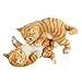 Collections Etc Kittens at Play Indoor or Outdoor Garden Statue Décor, Cat Lovers Gift, Orange and White