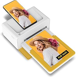 Kodak Dock Plus 4×6” Portable Instant Photo Printer, Compatible with iOS, Android and Bluetooth Devices Full Color Real…