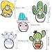 Outee 5 Pcs Cell Phone Ring Holder Cute Cartoon Finger Ring Grip 360 Swivel for Smartphones Tablets