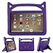 All-New 7 2017 Case,Riaour Kids Shock Proof Protective Cover Case for 7 Tablet (Compatible with 5th Generation 2015 / 7th Generation 2017) (Grape Purple)