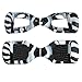 Silicone Case Cover for Smart Two Wheels Self Balancing Electric Scooters - Balance Board Protector Accessories for 6.5 Inch Hover Board Camouflage Black + White