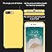 TORRAS Love Series iPhone 8 Plus Case/iPhone 7 Plus Case, Liquid Silicone Gel Rubber Case with Soft Microfiber Cloth Lining Cushion Compatible with iPhone 8 Plus/iPhone 7 Plus, Yellow