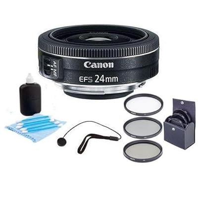 Canon EF-S 24mm STM Wide Angle Lens Bundle Dominican Republic