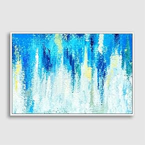 Framed Canvas Wall Art for Living Room, Bedroom Abstract Impression Canvas Prints for Home Decoration Ready to Hanging - 16x24 inches