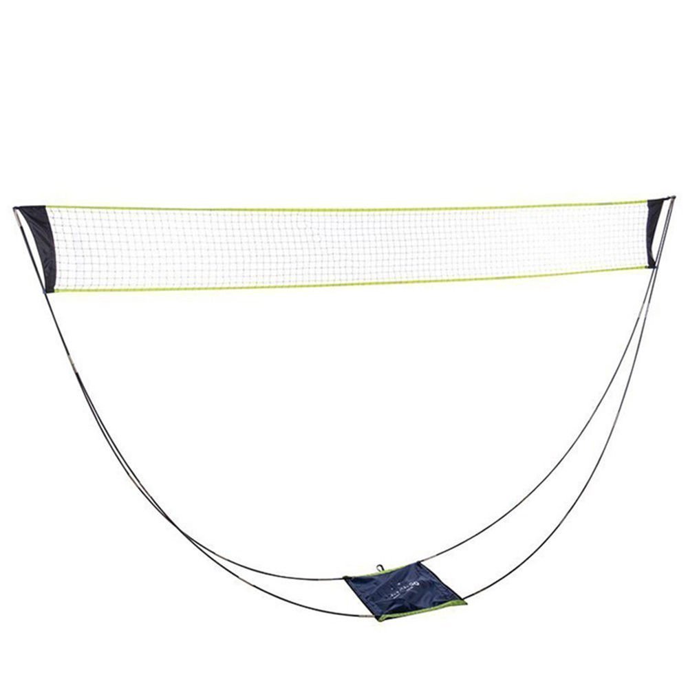 Lonni Portable Badminton Net, Badminton Net with Poles for Kids Family Outdoor Indoor Backyard Beach Team Sports (W:114inch,H:57inch)