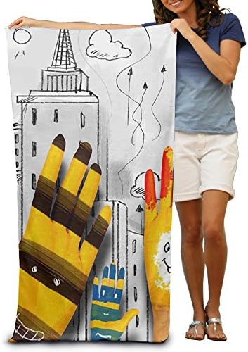 2017 New Style Swim Towel Face With Palm Soft