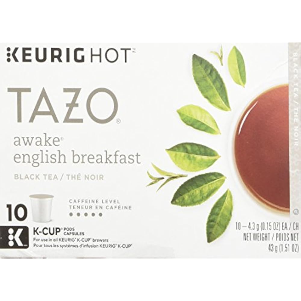 Tazo Awake English Breakfast Black Tea KCup, 10 Ct (Pack Of 6) Grocery " Food eBay