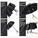 FYLINA Travel Umbrella Windproof Compact Umbrellas Auto Open Close, Easy Touch Golf Umbrella with Light Reflective,10 Ribs Automatic Umbrella for Men and Women