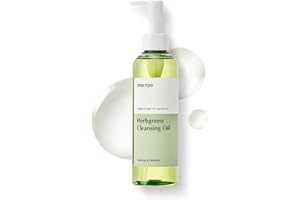 ma:nyo Herb Green Cleansing Oil 6.7 fl oz (200ml) Korean Facial Cleanser, Daily Makeup Remover for Women, Effective Cleansing Without Clogging Pores, with Artemisa, Tea Tree