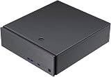 CiT S506 Slim Desktop Case M-ATX Horizontal Vertical USB 3.0 Fan Black view 4
