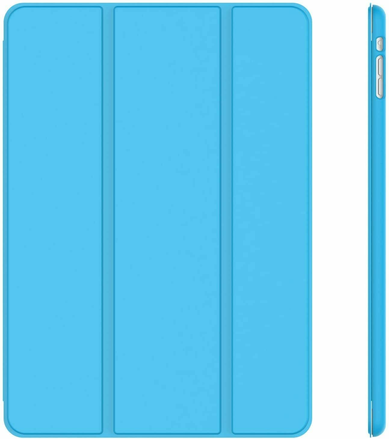 Case For Apple iPad Air 1 (2013), iPad Air 2 (2014), iPad 5th Generation 9.7” (2017) & 6th Gen 9.7” (2018) Slim Lightweight Smart Shell Stand Cover for iPad 9.7-inch (Sky Blue) — image 1